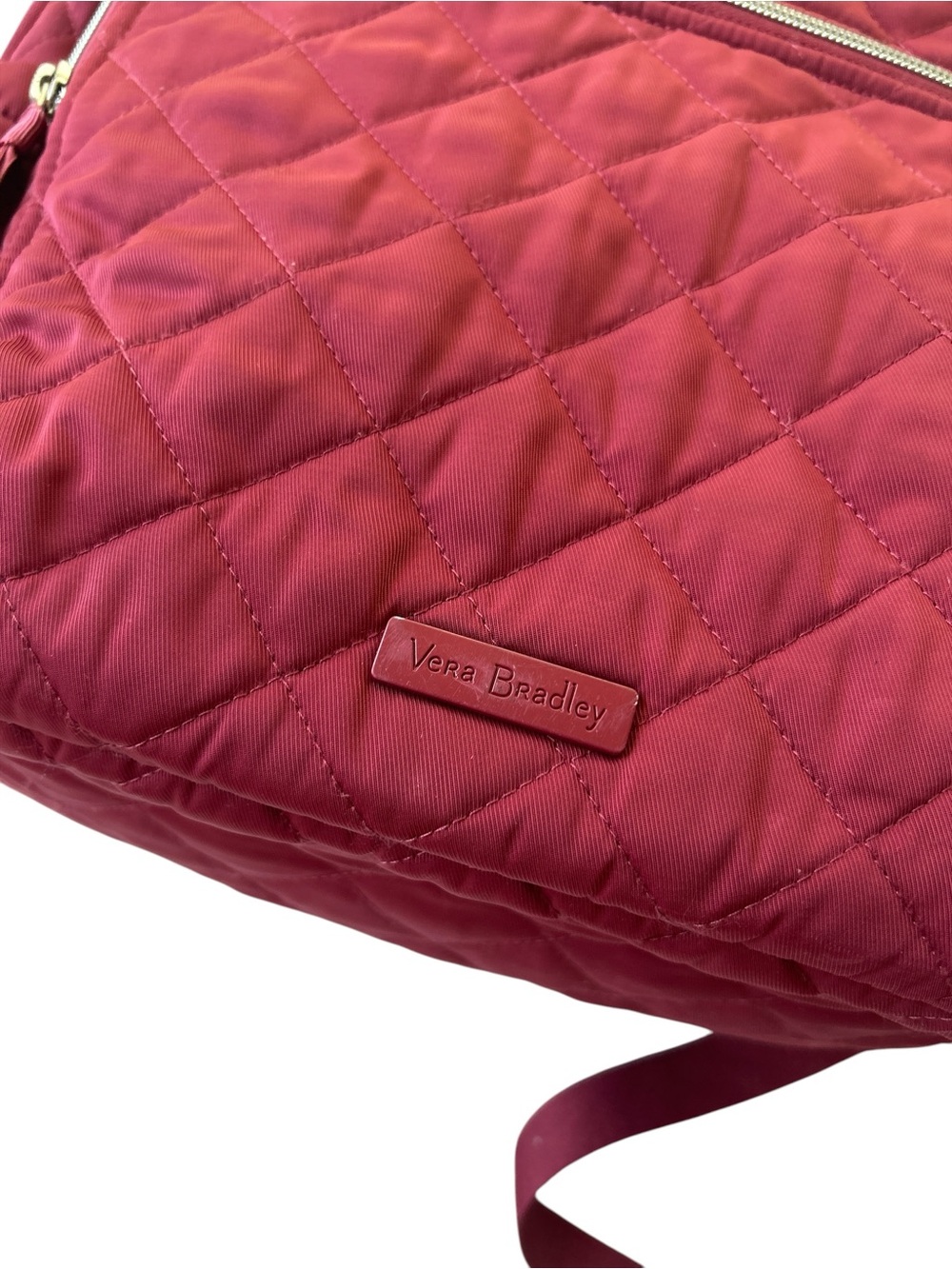 Vera Bradley Quilted Wine Backpack - Picture 2 of 10